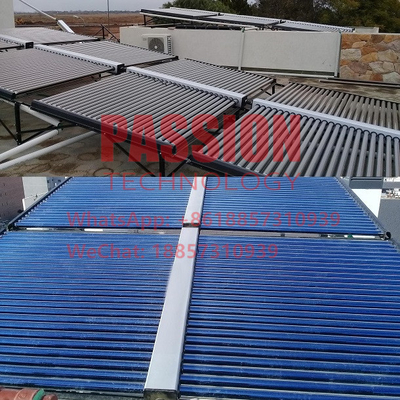 آبگرمکن خورشیدی متمرکز 3000 لیتری بدون فشار کلکتور خورشیدی 100 لوله